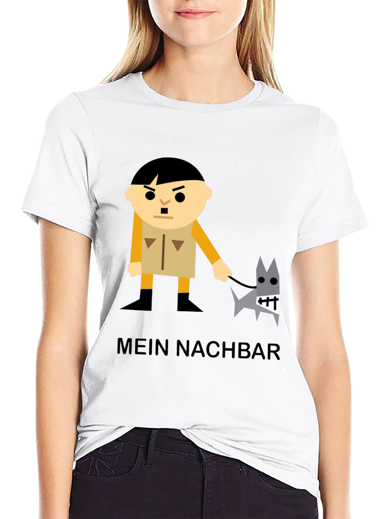 Mein Nachbar Graphic T-Shirt - Black