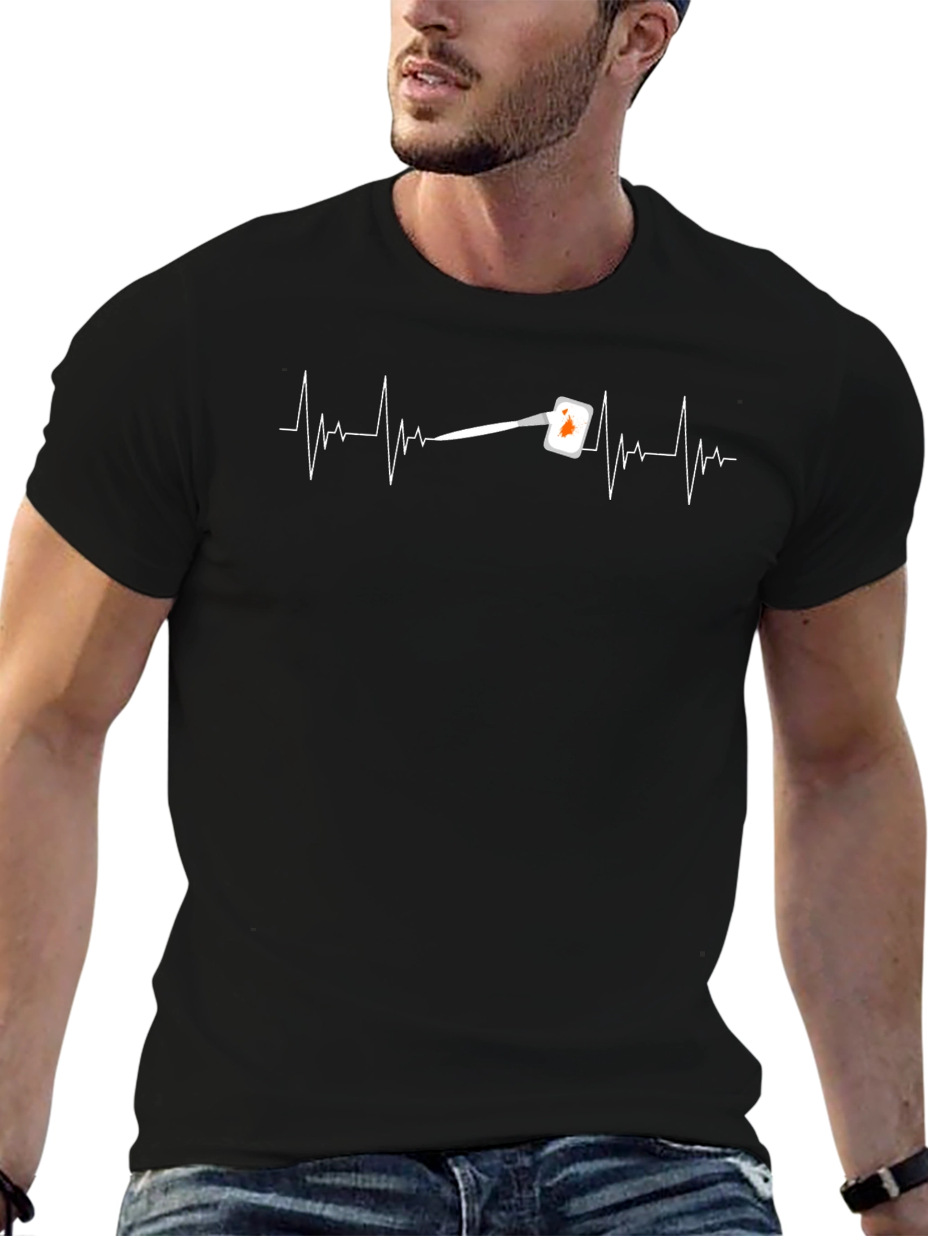 Ace of Spades Heartbeat T-Shirt