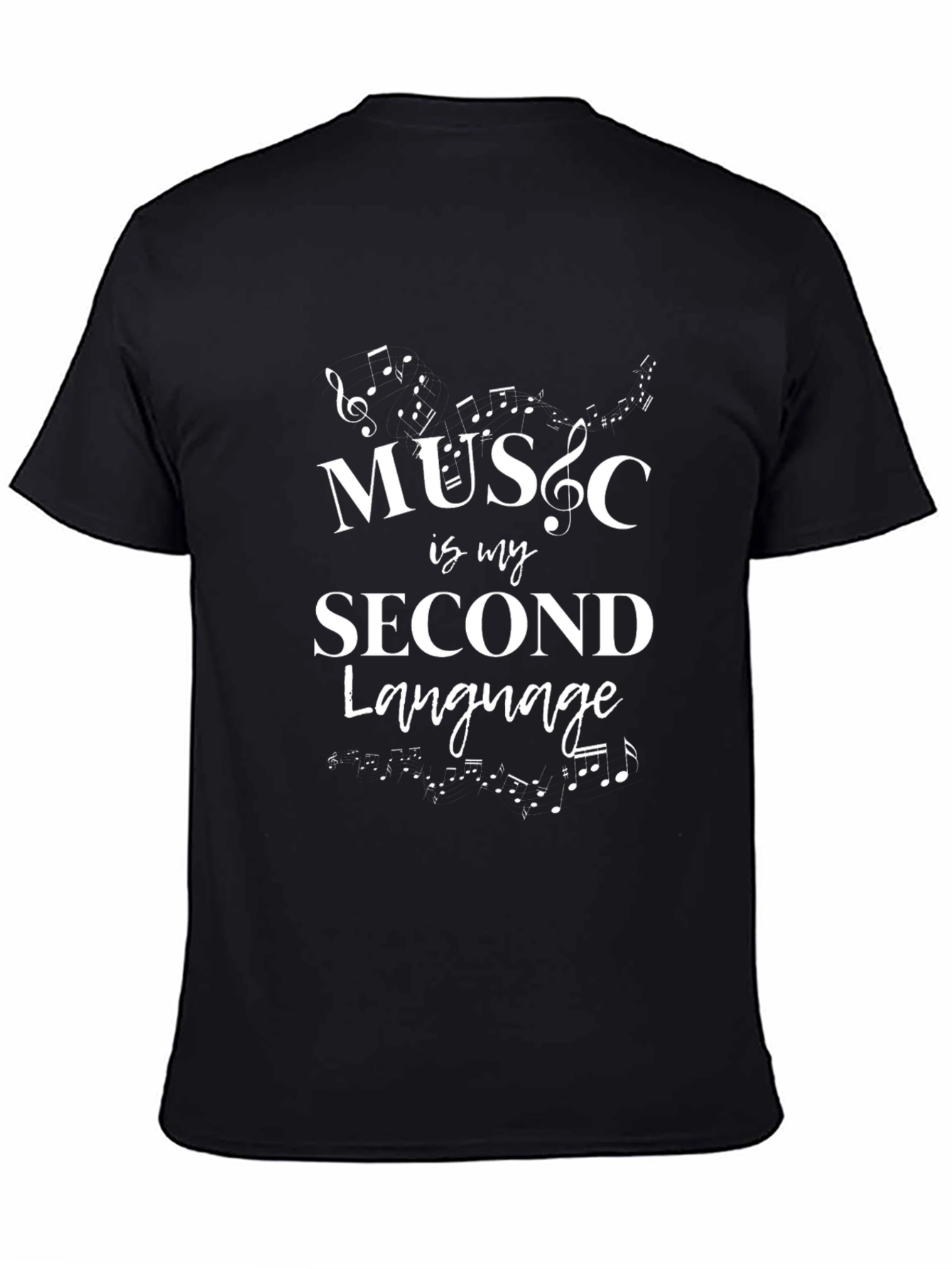 Music is My Second Language T-Shirt
