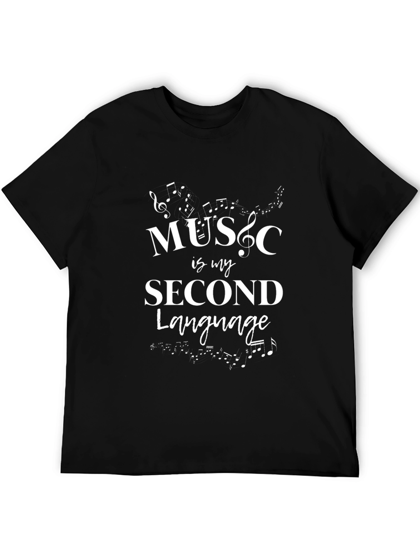 Music is My Second Language T-Shirt