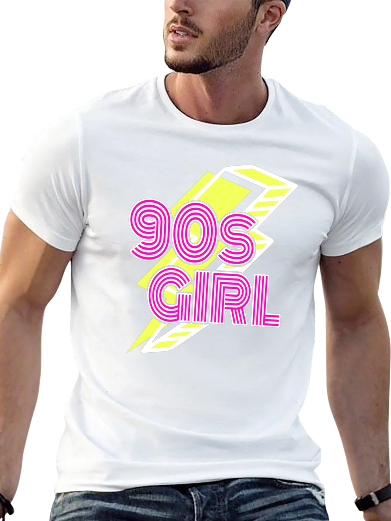 90s Girl Black Graphic Tee