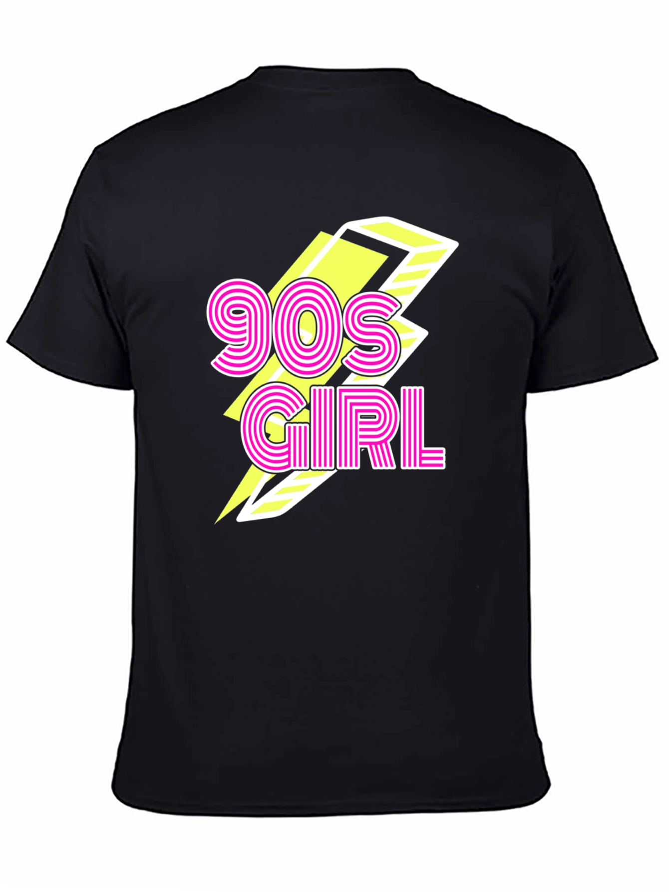 90s Girl Black Graphic Tee