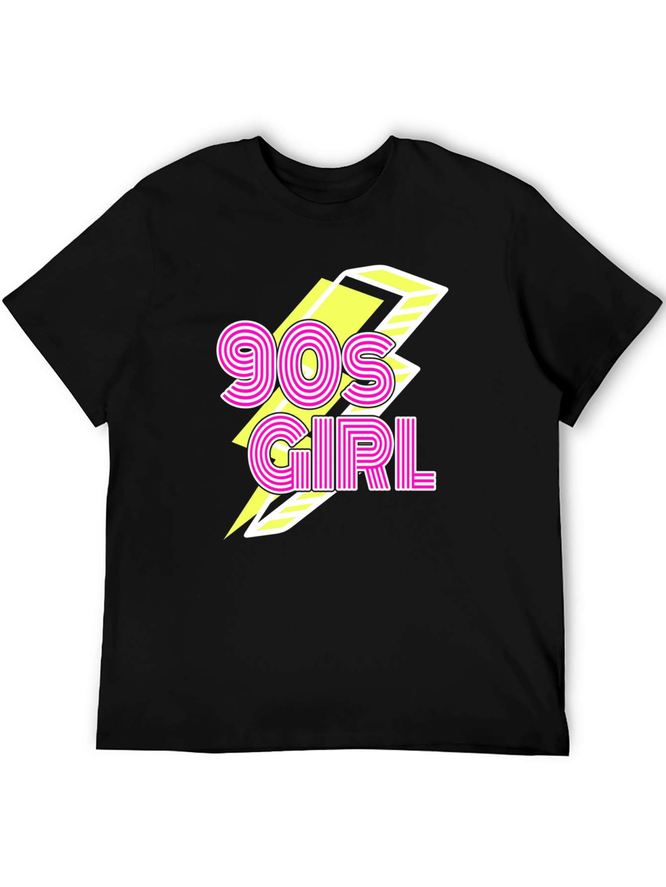 90s Girl Black Graphic Tee
