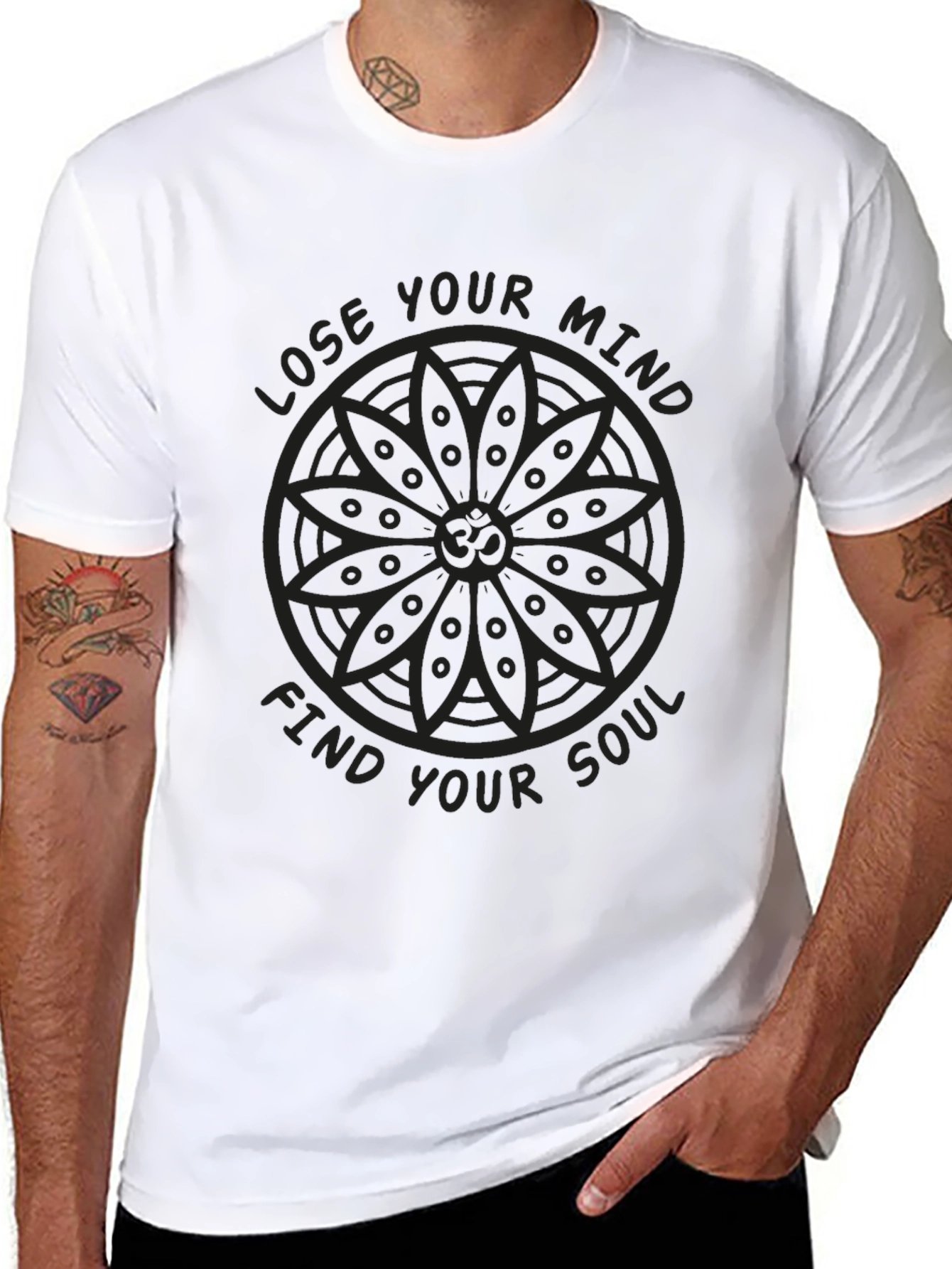 Lose Your Mind Find Your Soul Black T-Shirt