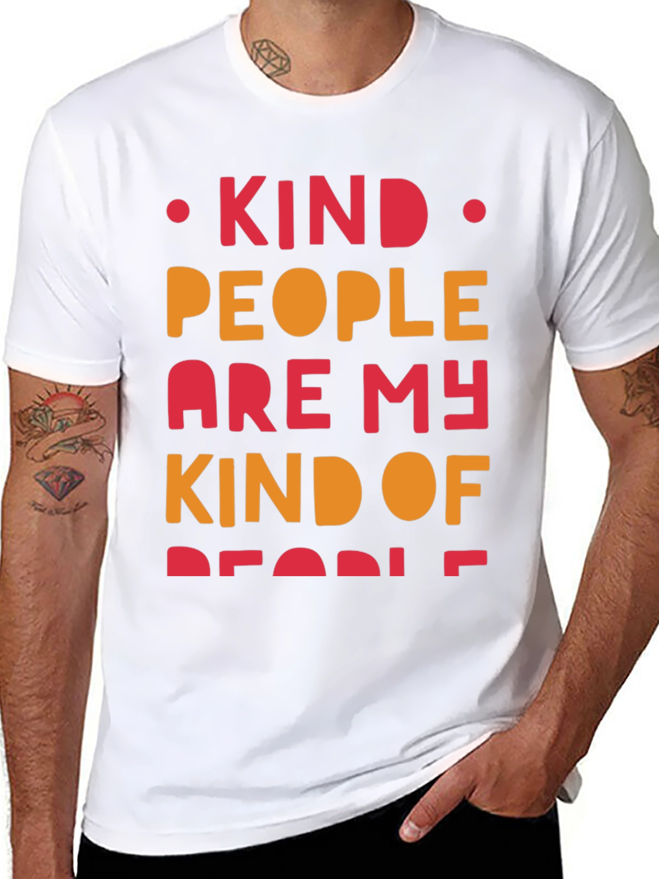Kind People Graphic Tee - Positive Message T-Shirt