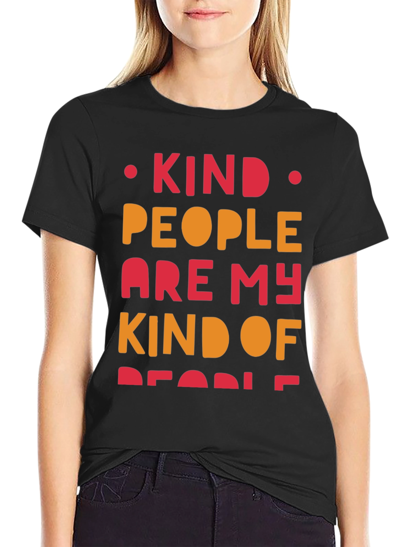 Kind People Graphic Tee - Positive Message T-Shirt