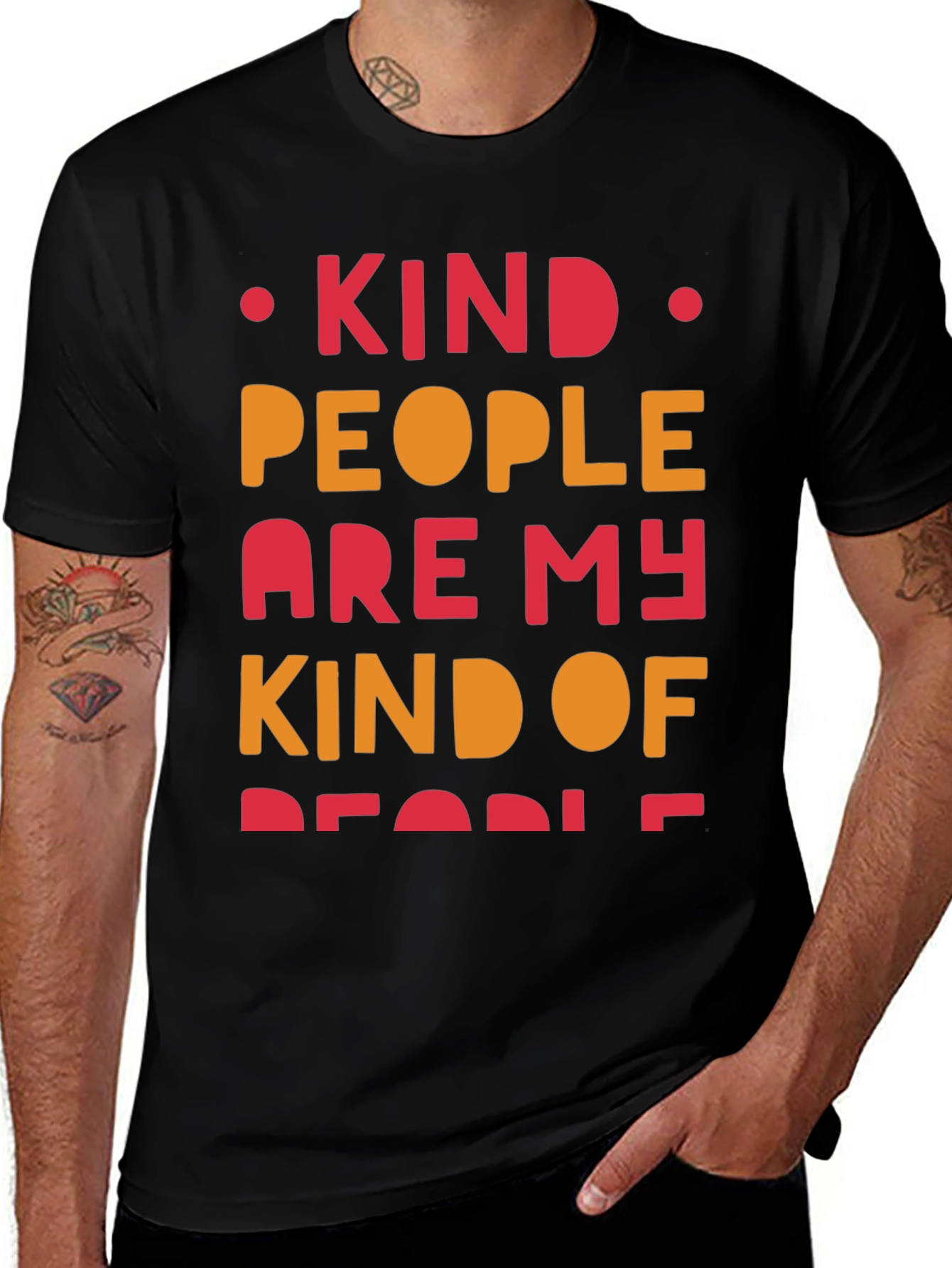Kind People Graphic Tee - Positive Message T-Shirt