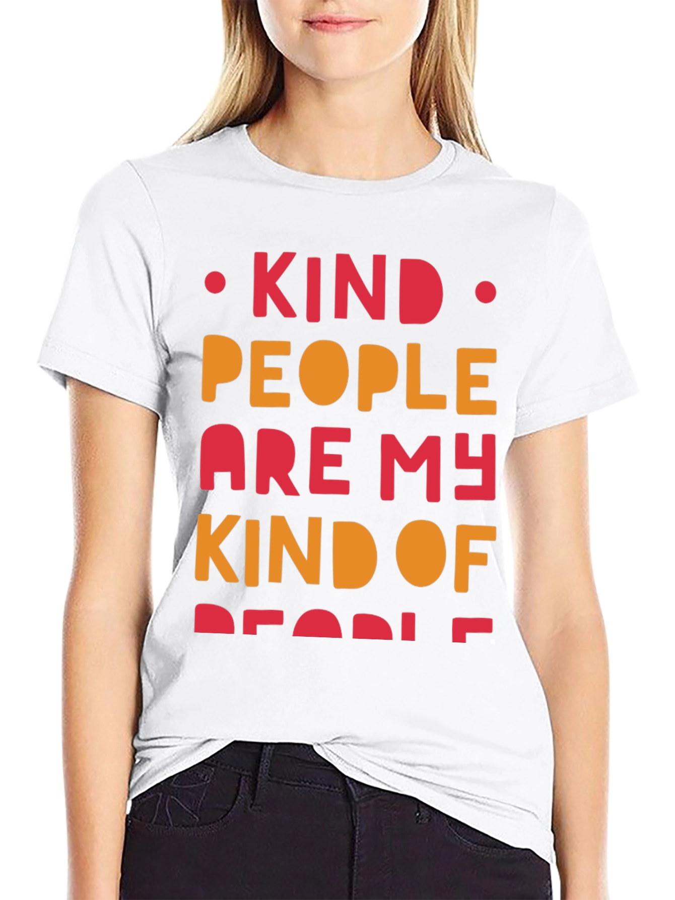 Kind People Graphic Tee - Positive Message T-Shirt