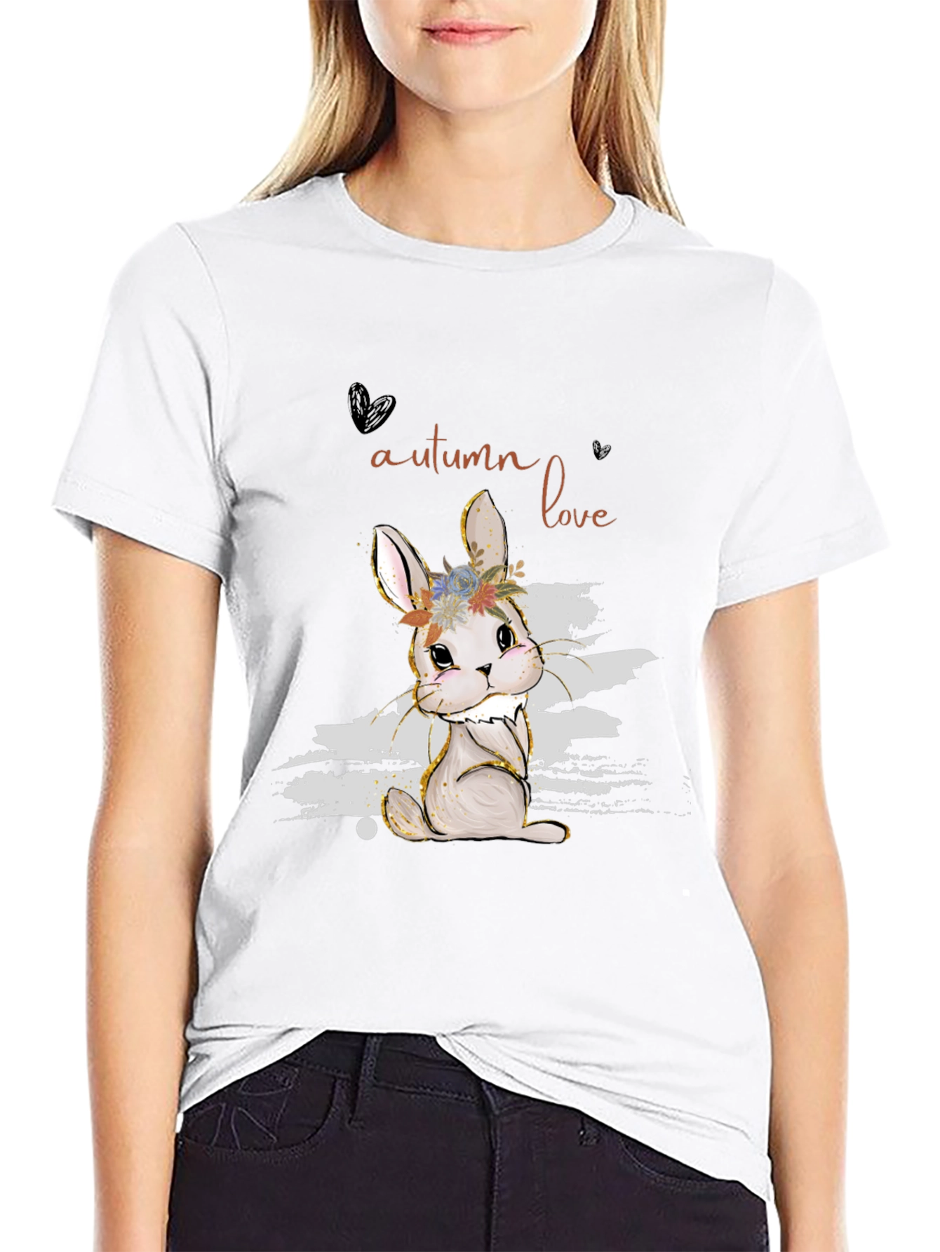 Autumn Love Bunny T-Shirt