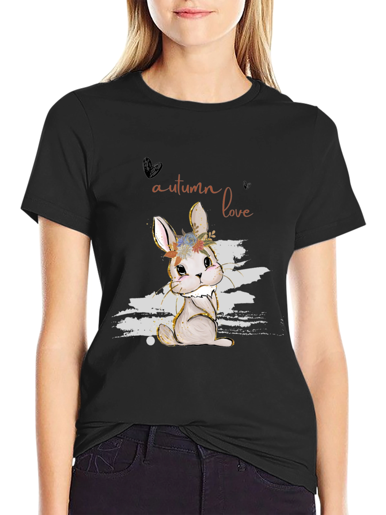 Autumn Love Bunny T-Shirt