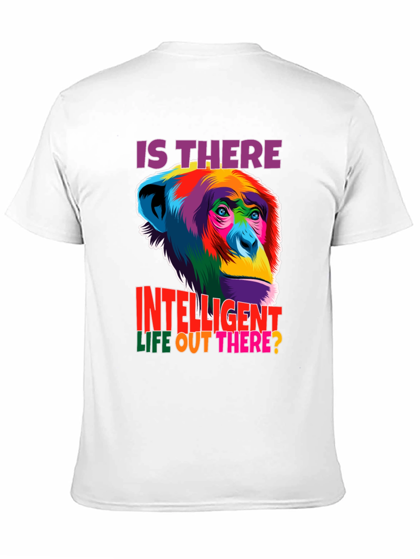 Intelligent Life Monkey Graphic T-Shirt