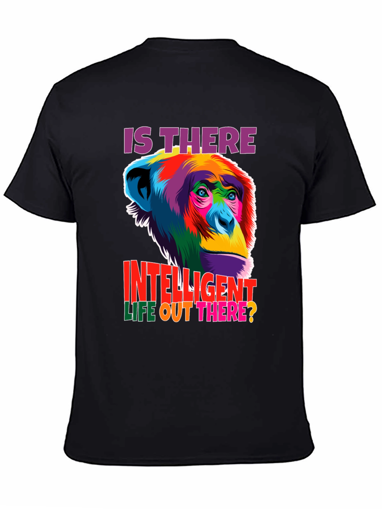 Intelligent Life Monkey Graphic T-Shirt