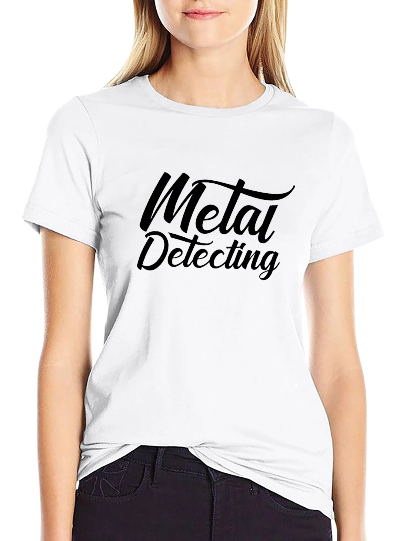 Metal Detecting Black T-Shirt