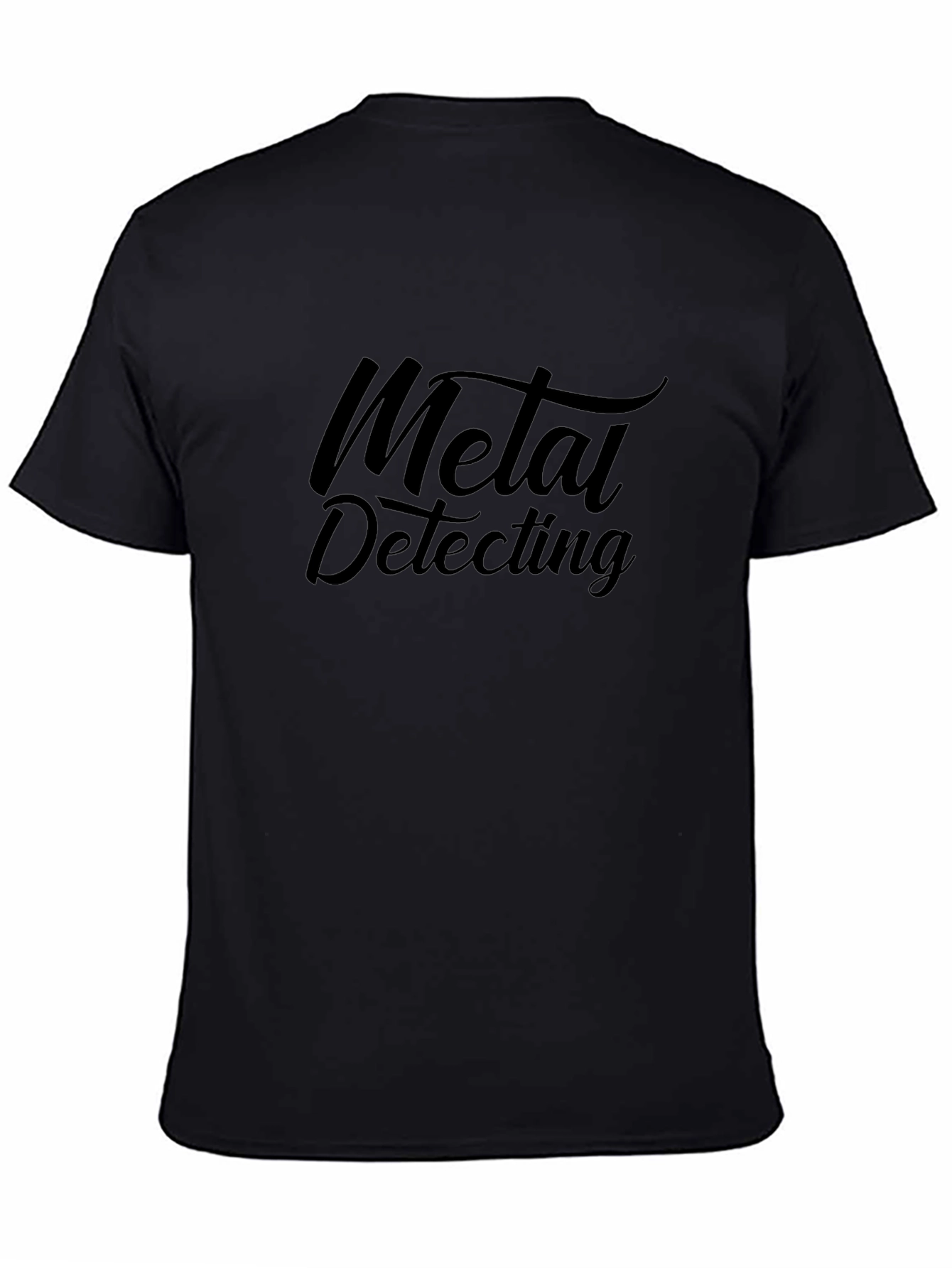 Metal Detecting Black T-Shirt