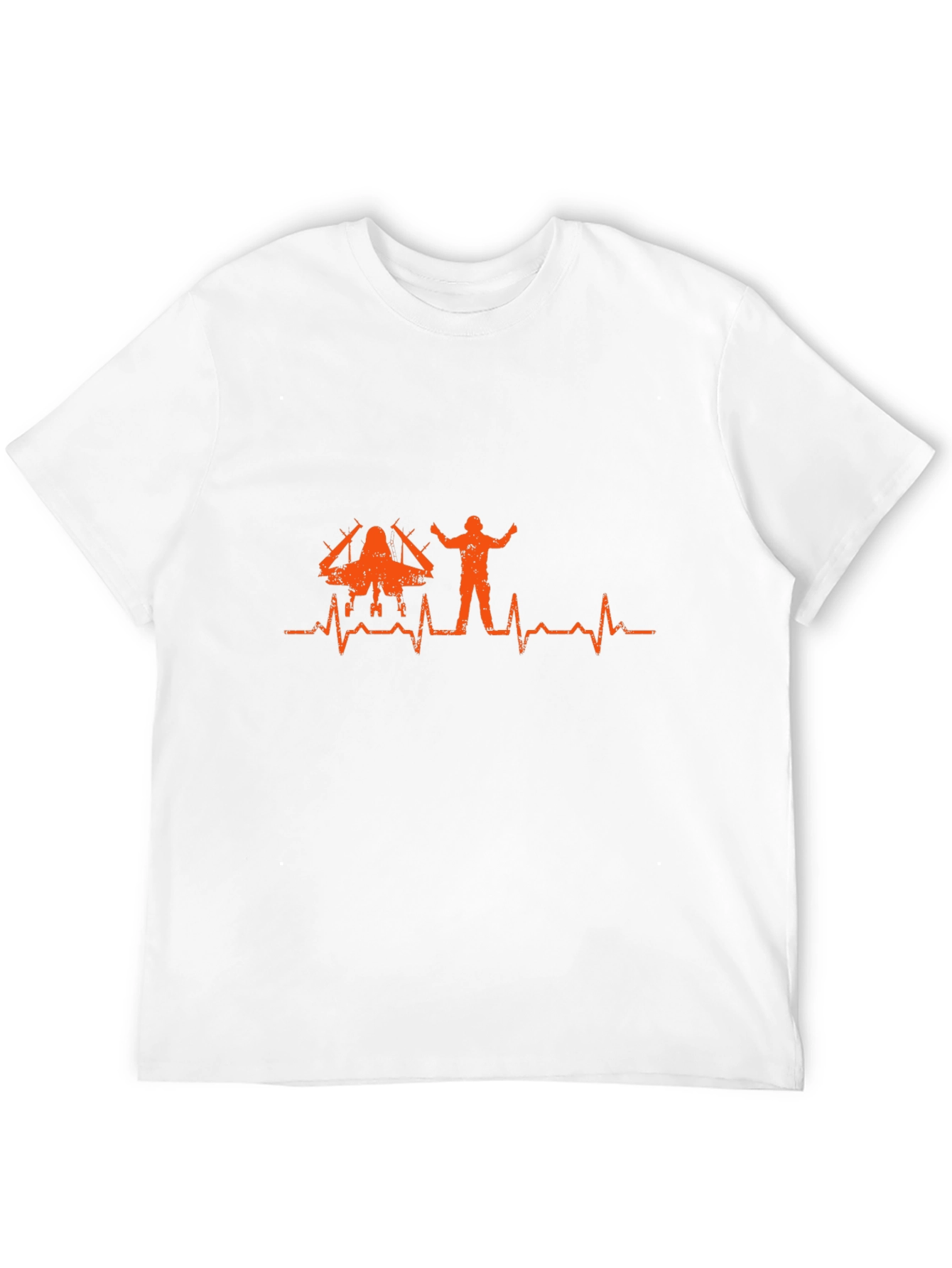 Pilot Heartbeat T-Shirt - Aviation Inspired Tee