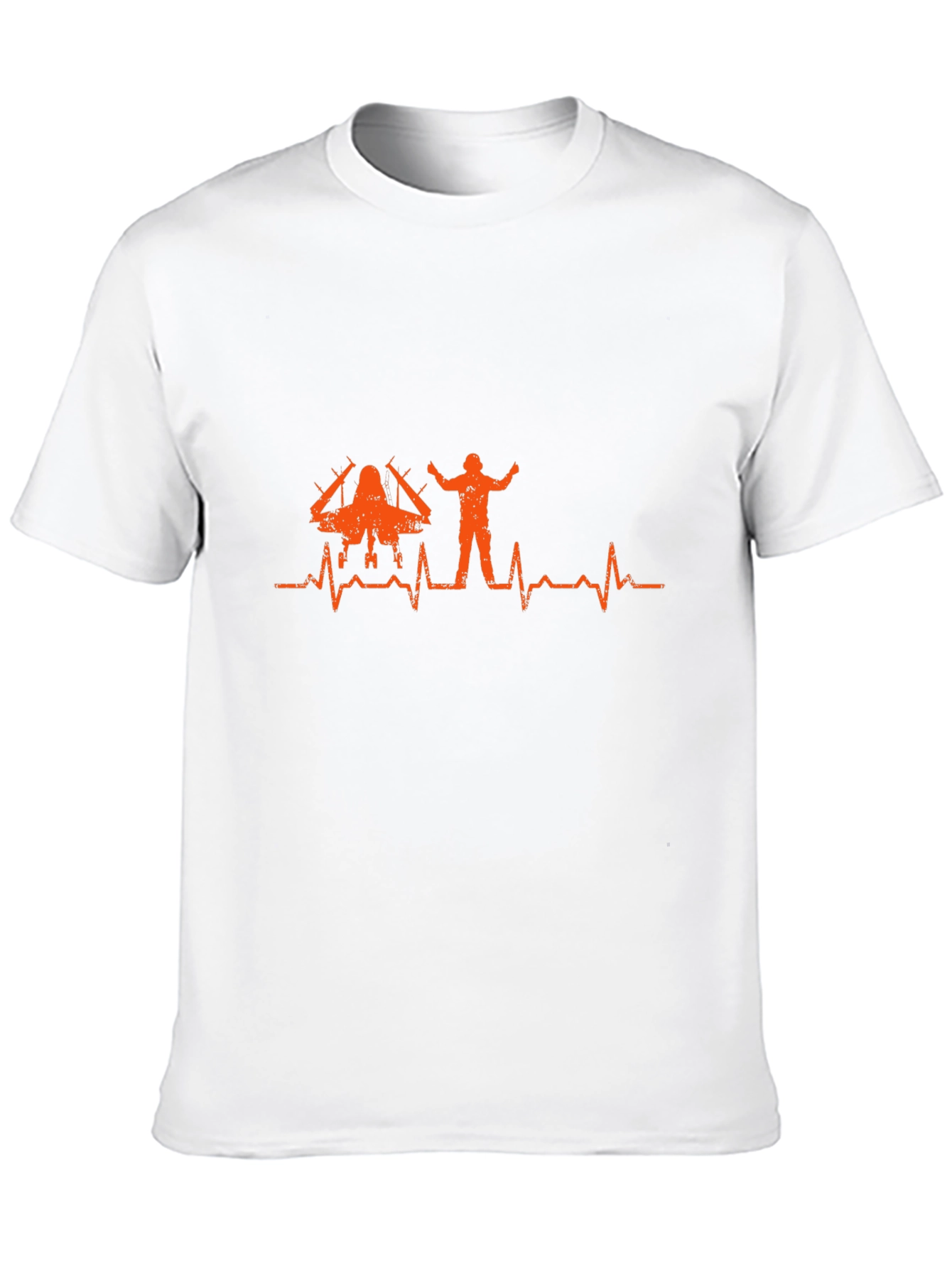 Pilot Heartbeat T-Shirt - Aviation Inspired Tee