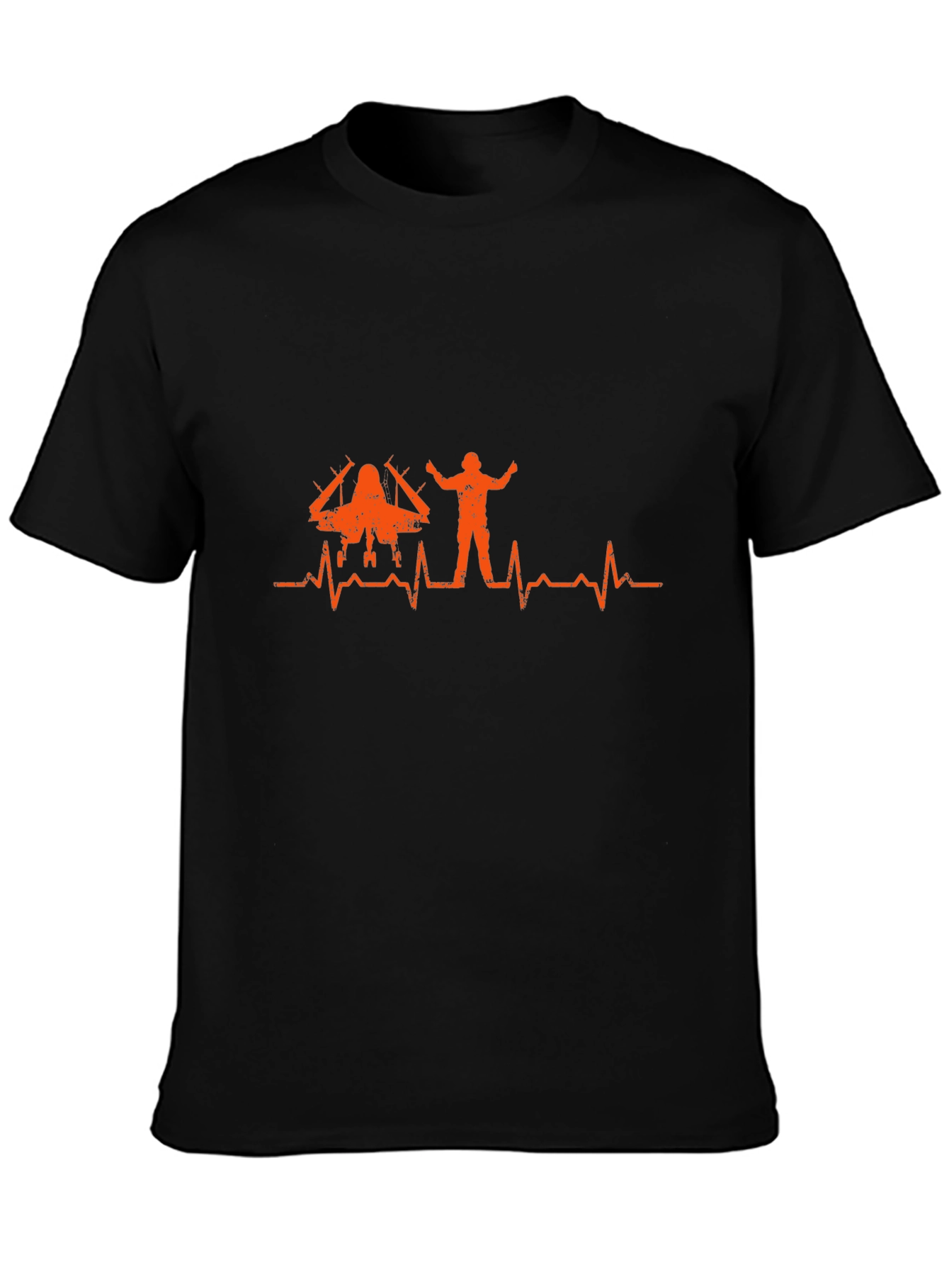 Pilot Heartbeat T-Shirt - Aviation Inspired Tee