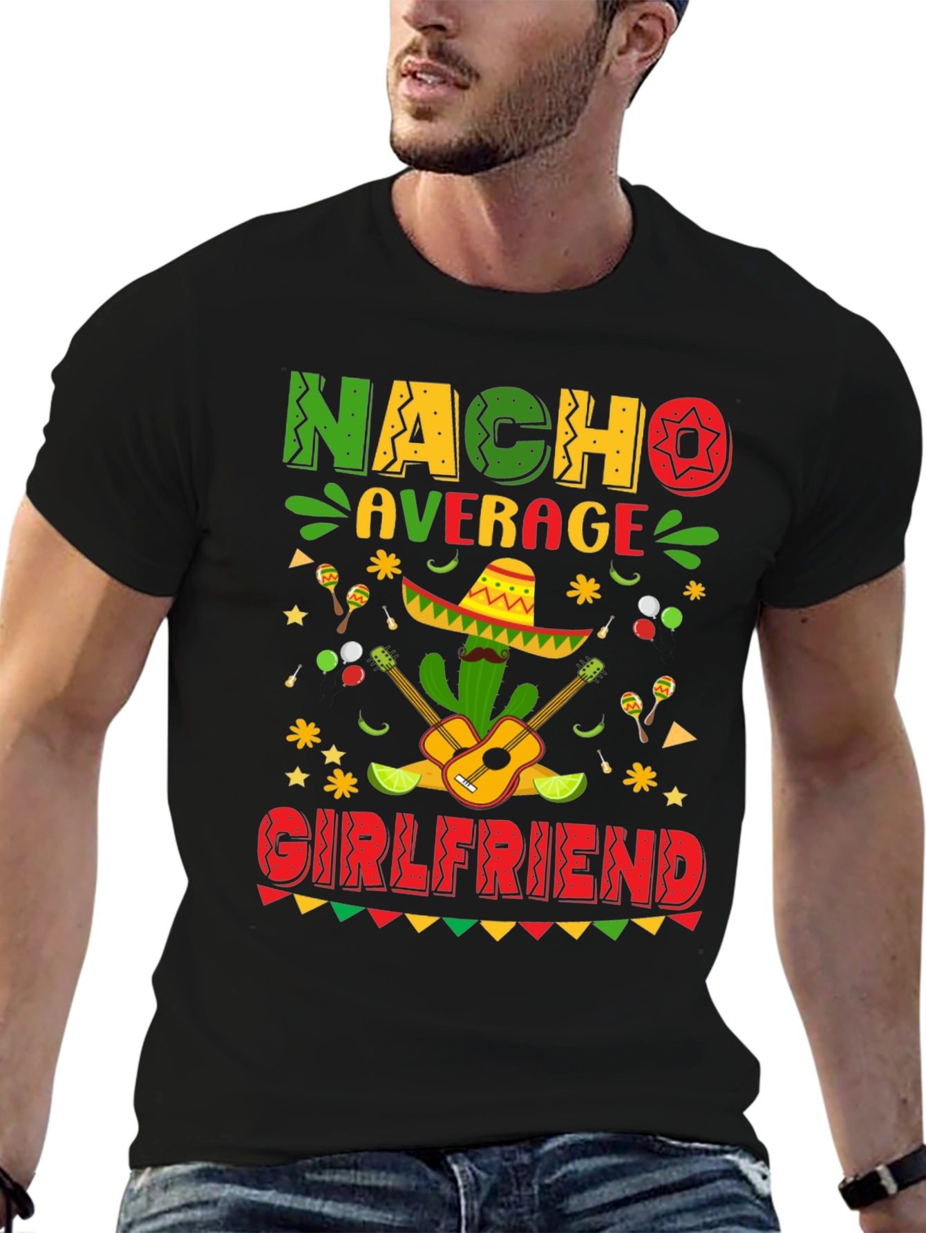 Nacho Average Girlfriend Cinco De Mayo T-Shirt