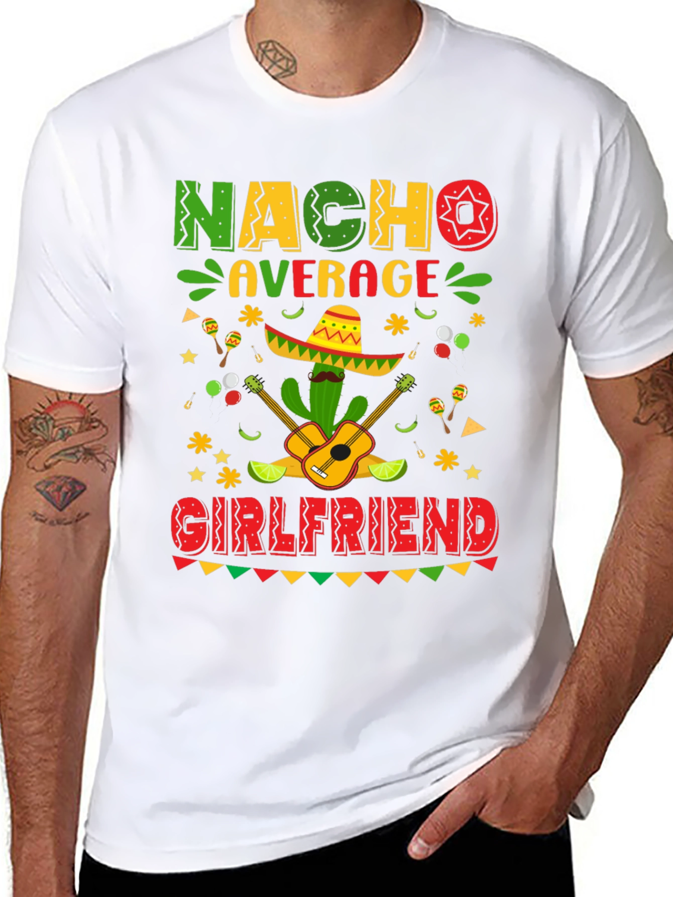 Nacho Average Girlfriend Cinco De Mayo T-Shirt