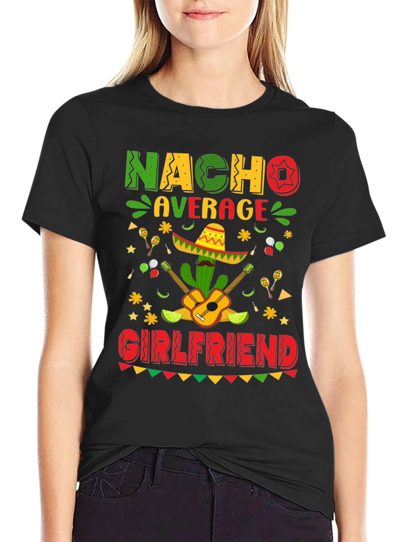 Nacho Average Girlfriend Cinco De Mayo T-Shirt