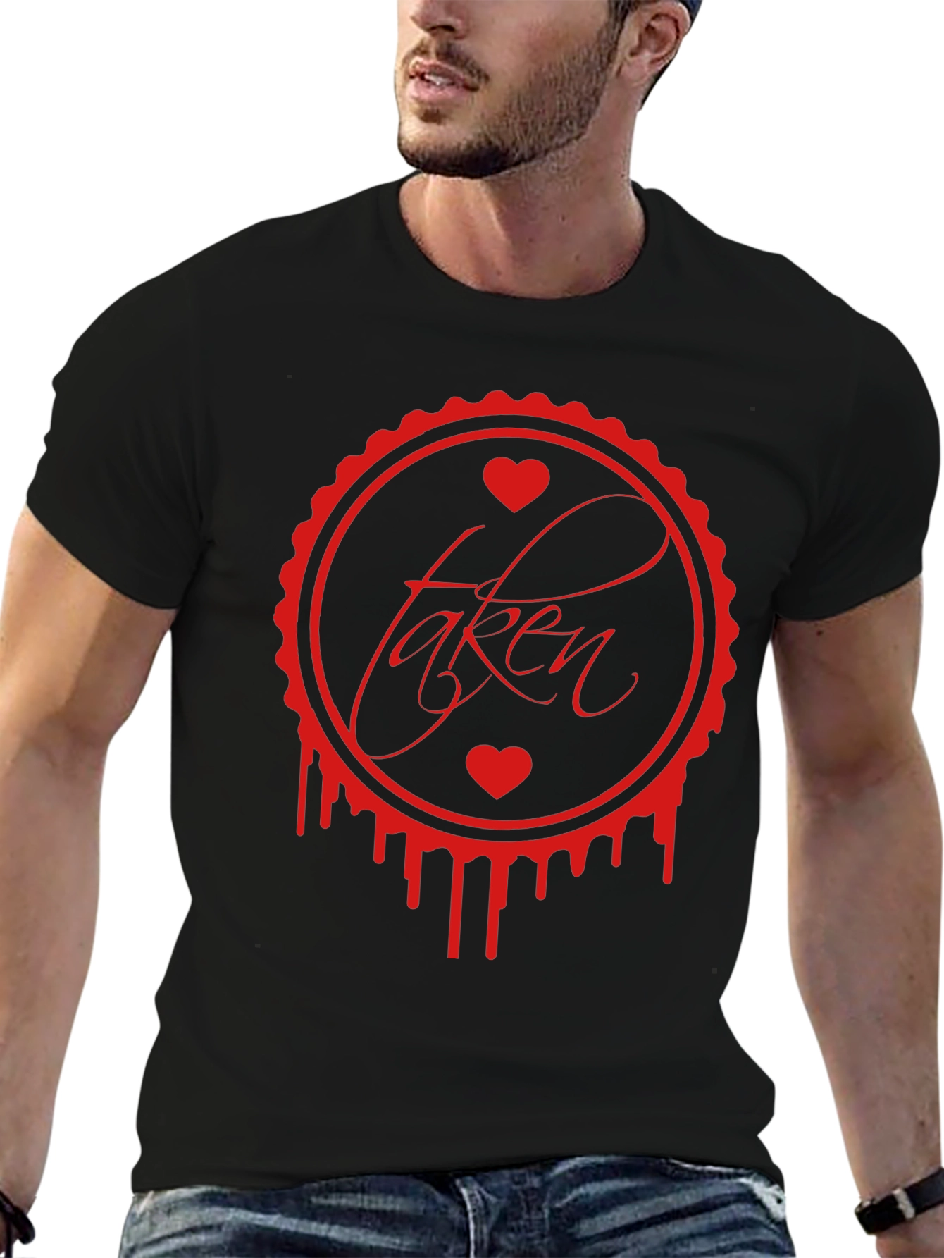 Taken Heart Graphic Tee - Black