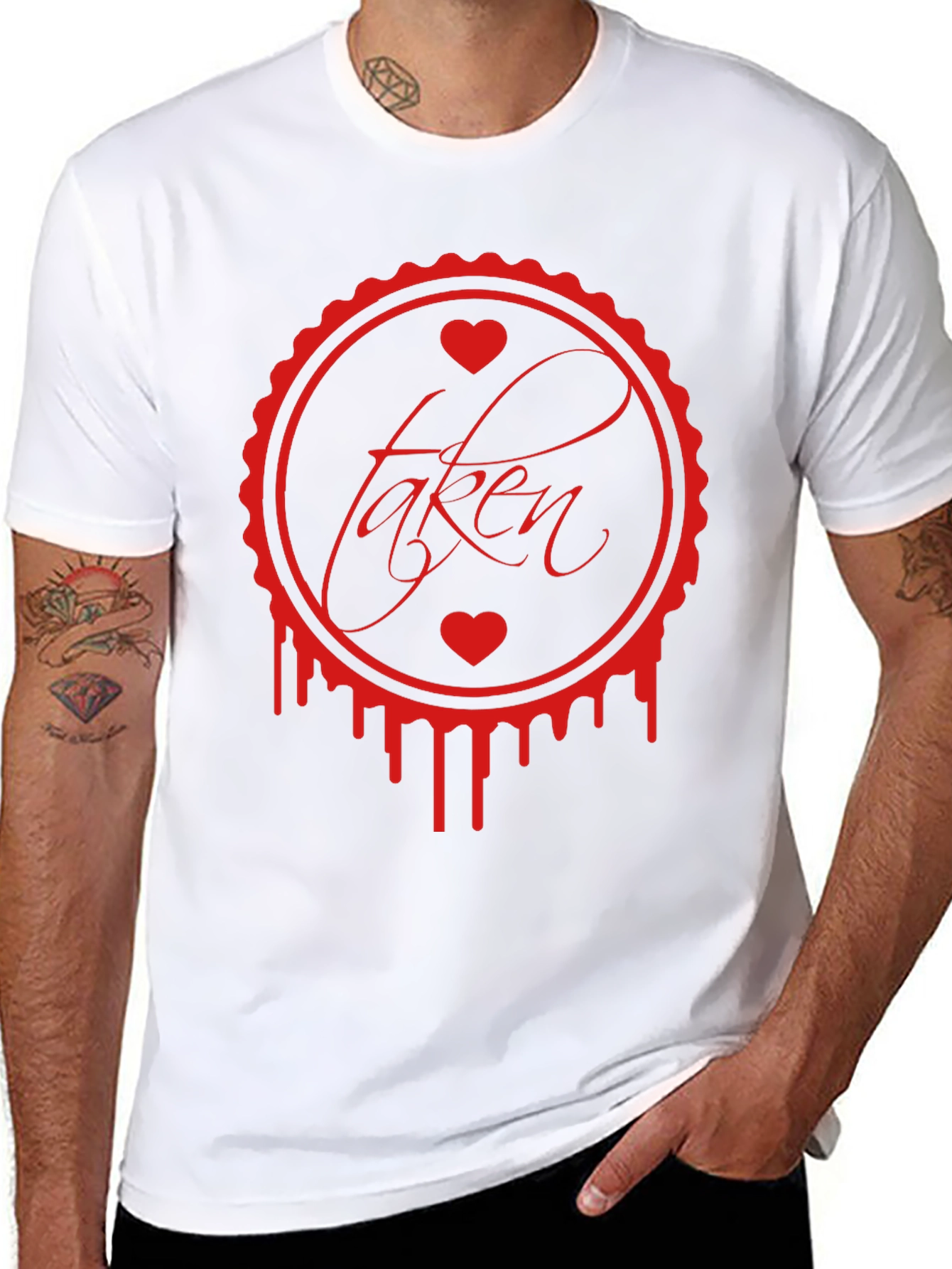 Taken Heart Graphic Tee - Black