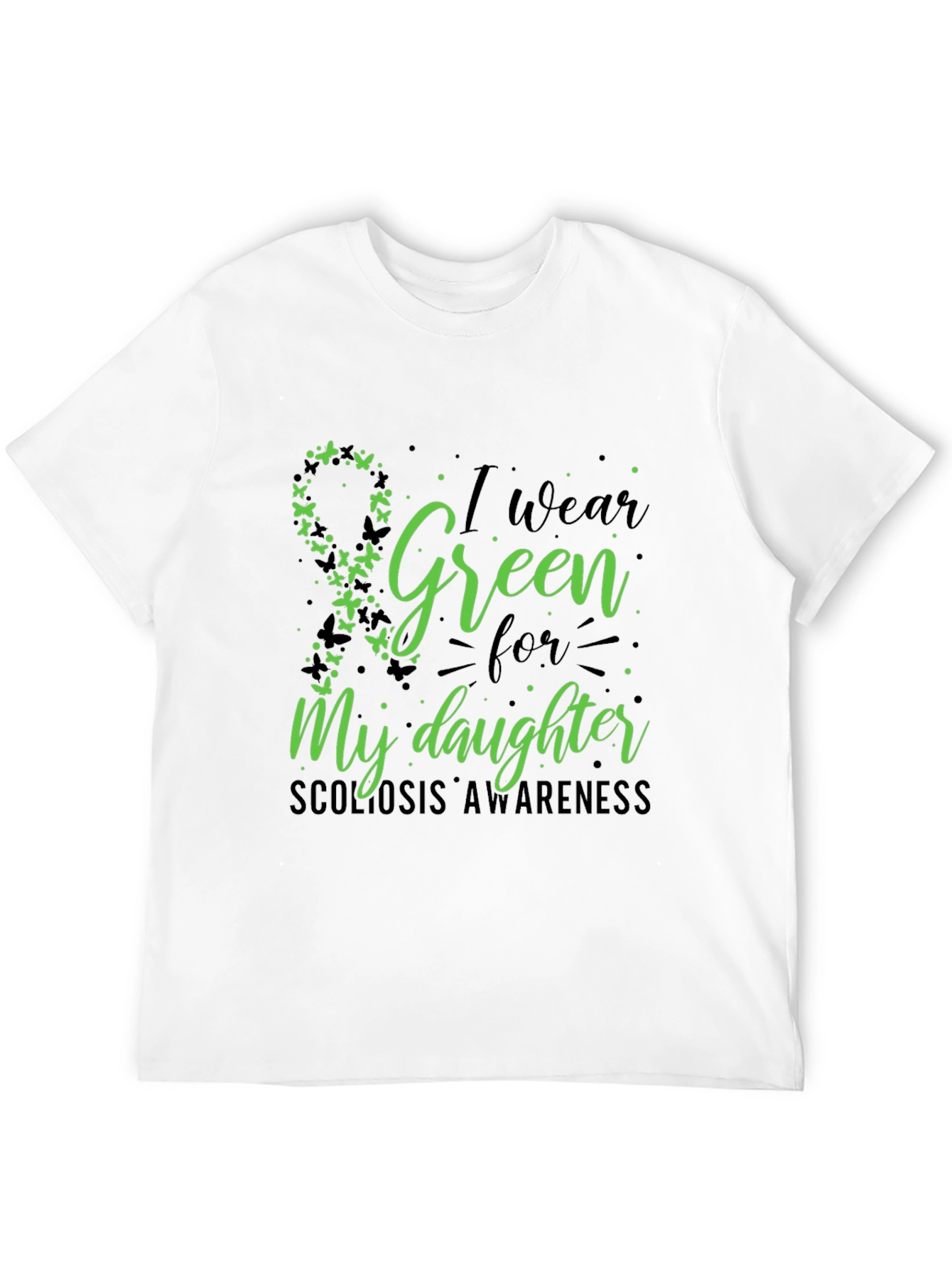 Green Scoliosis Awareness T-Shirt
