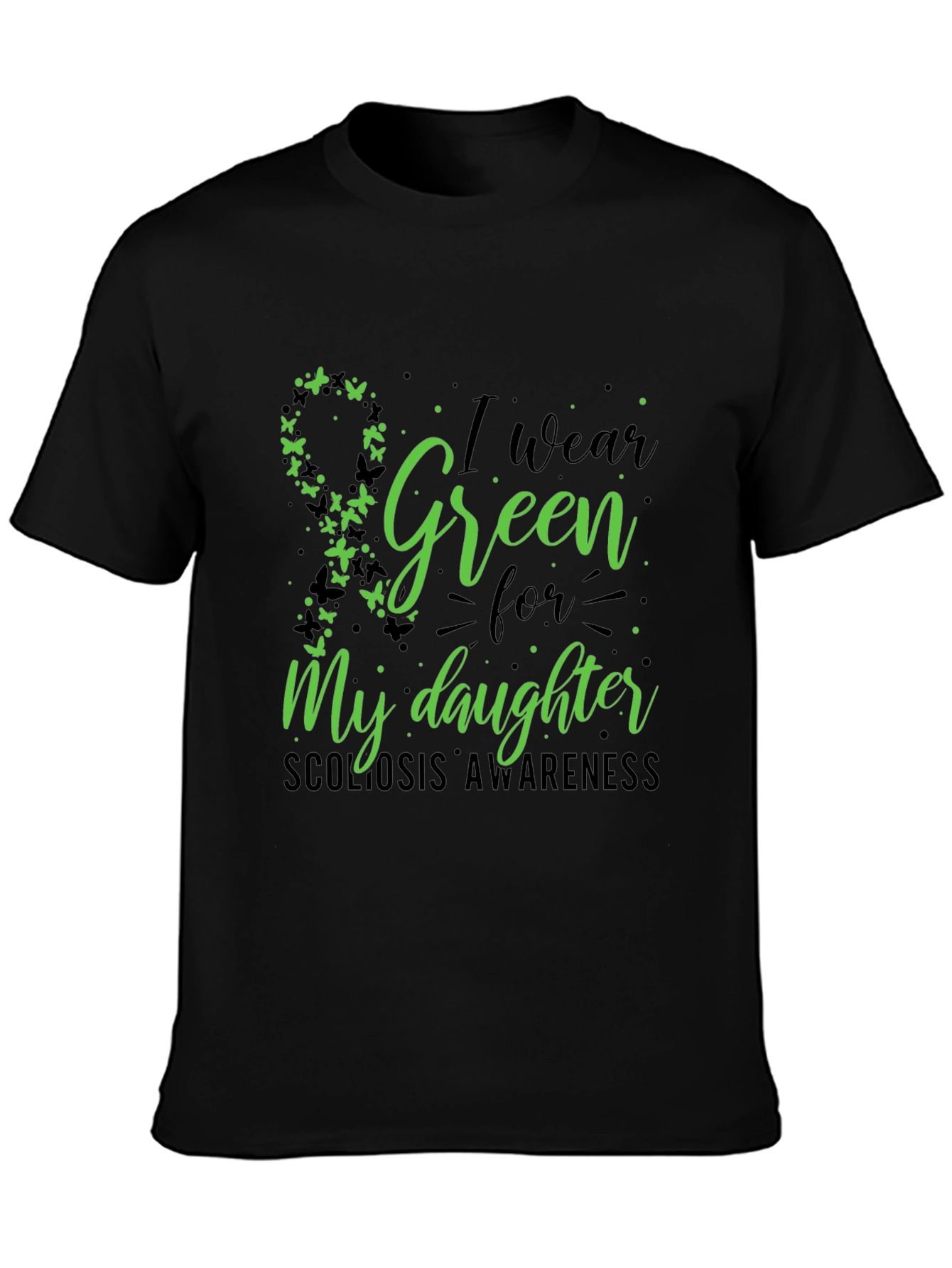 Green Scoliosis Awareness T-Shirt