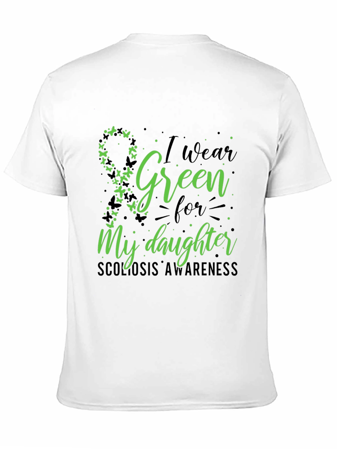 Green Scoliosis Awareness T-Shirt
