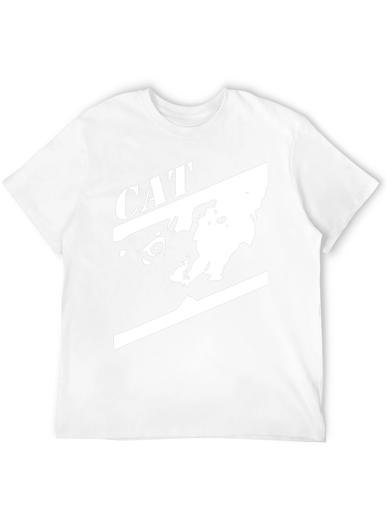 CAT Graphic Tee - Cool Black Cotton T-Shirt