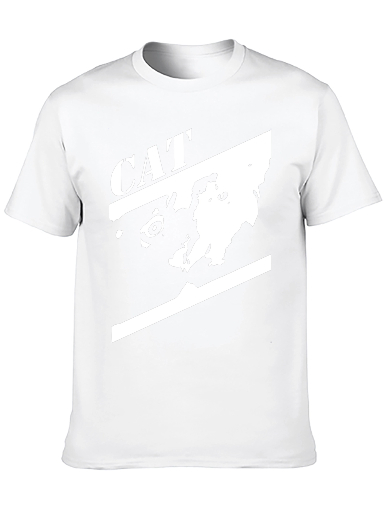 CAT Graphic Tee - Cool Black Cotton T-Shirt