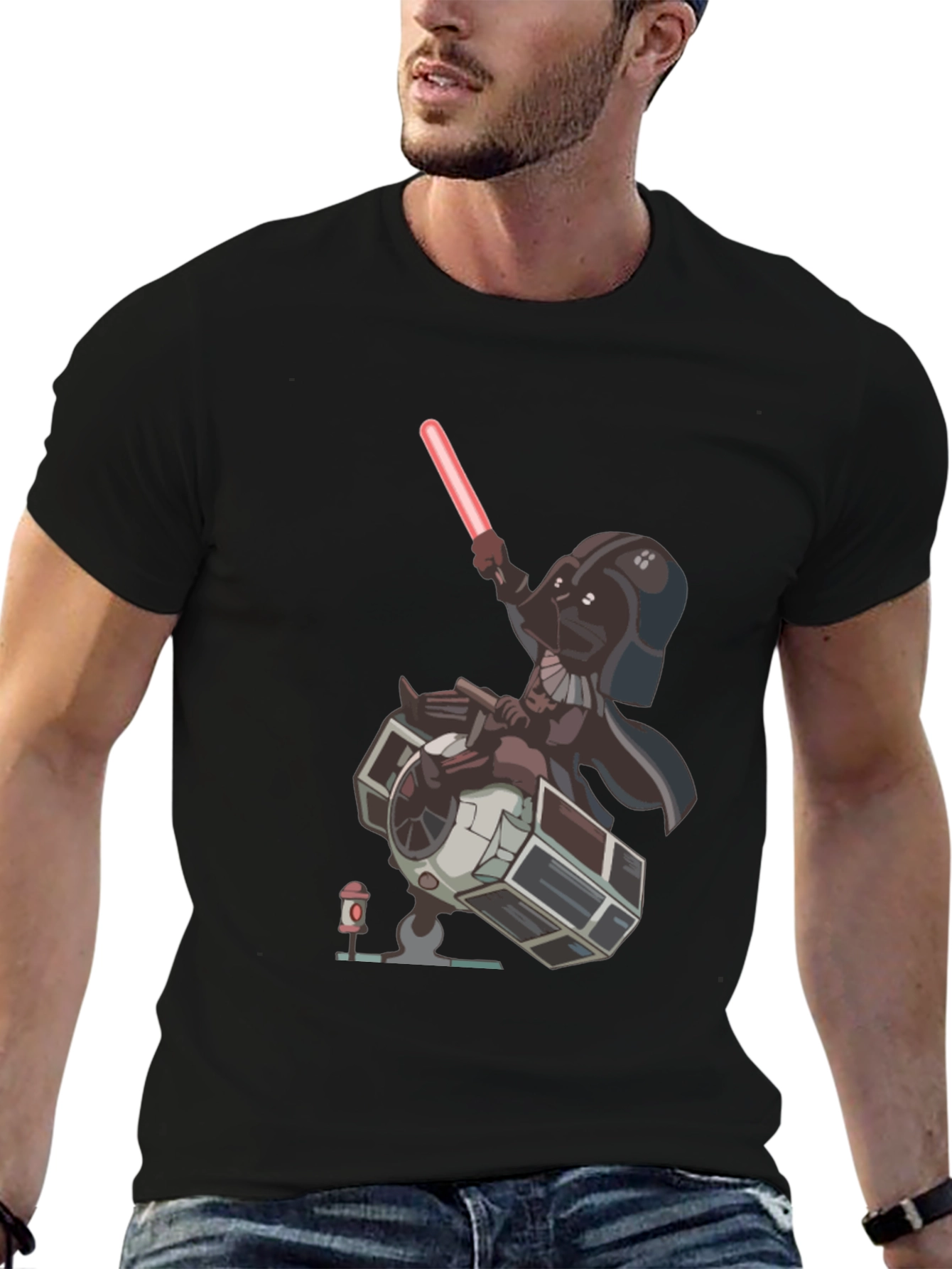 Darth Vader TIE Fighter Graphic T-Shirt
