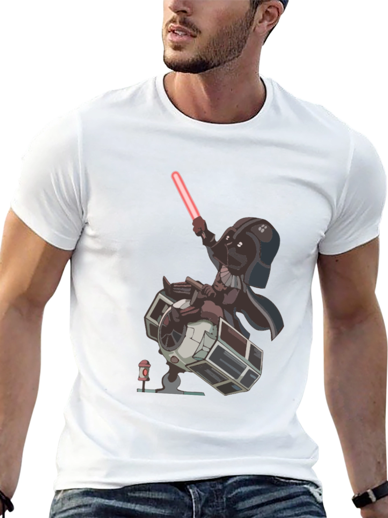 Darth Vader TIE Fighter Graphic T-Shirt