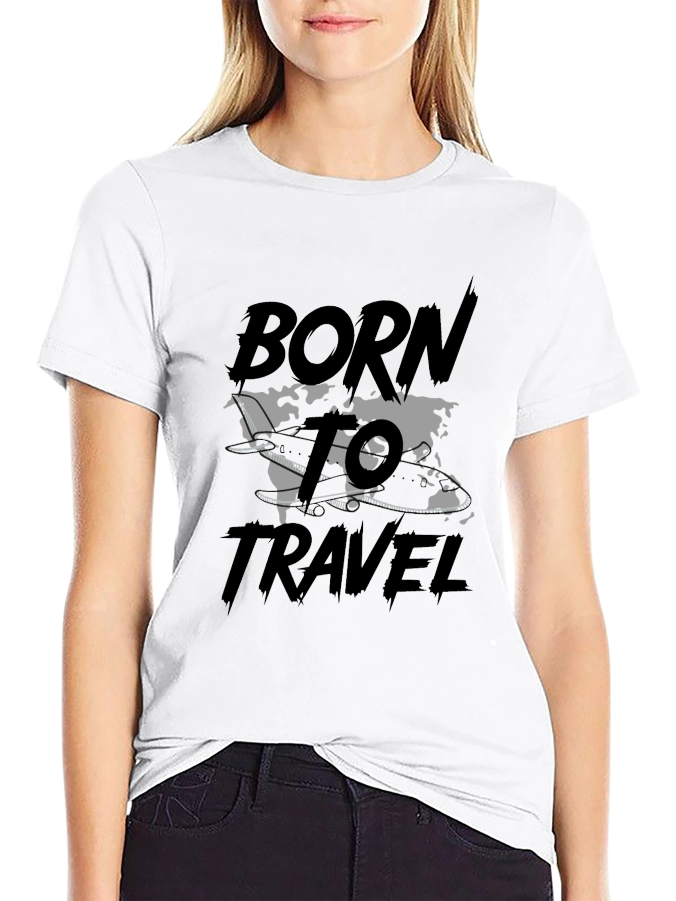 Born to Travel T-Shirt - Wanderlust Design
