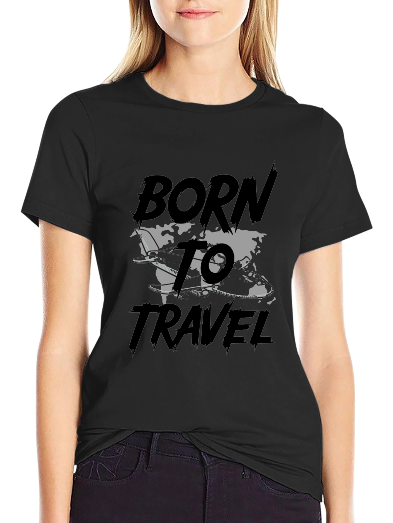 Born to Travel T-Shirt - Wanderlust Design