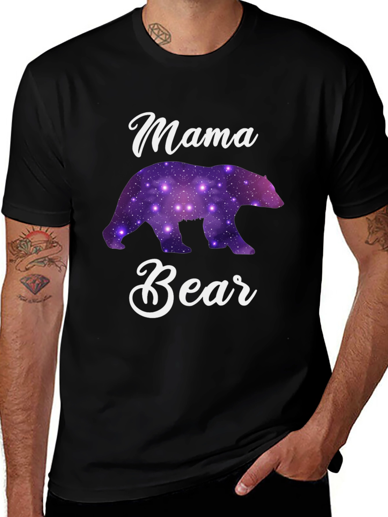 Mama Bear Graphic T-Shirt - Cute Family Tee