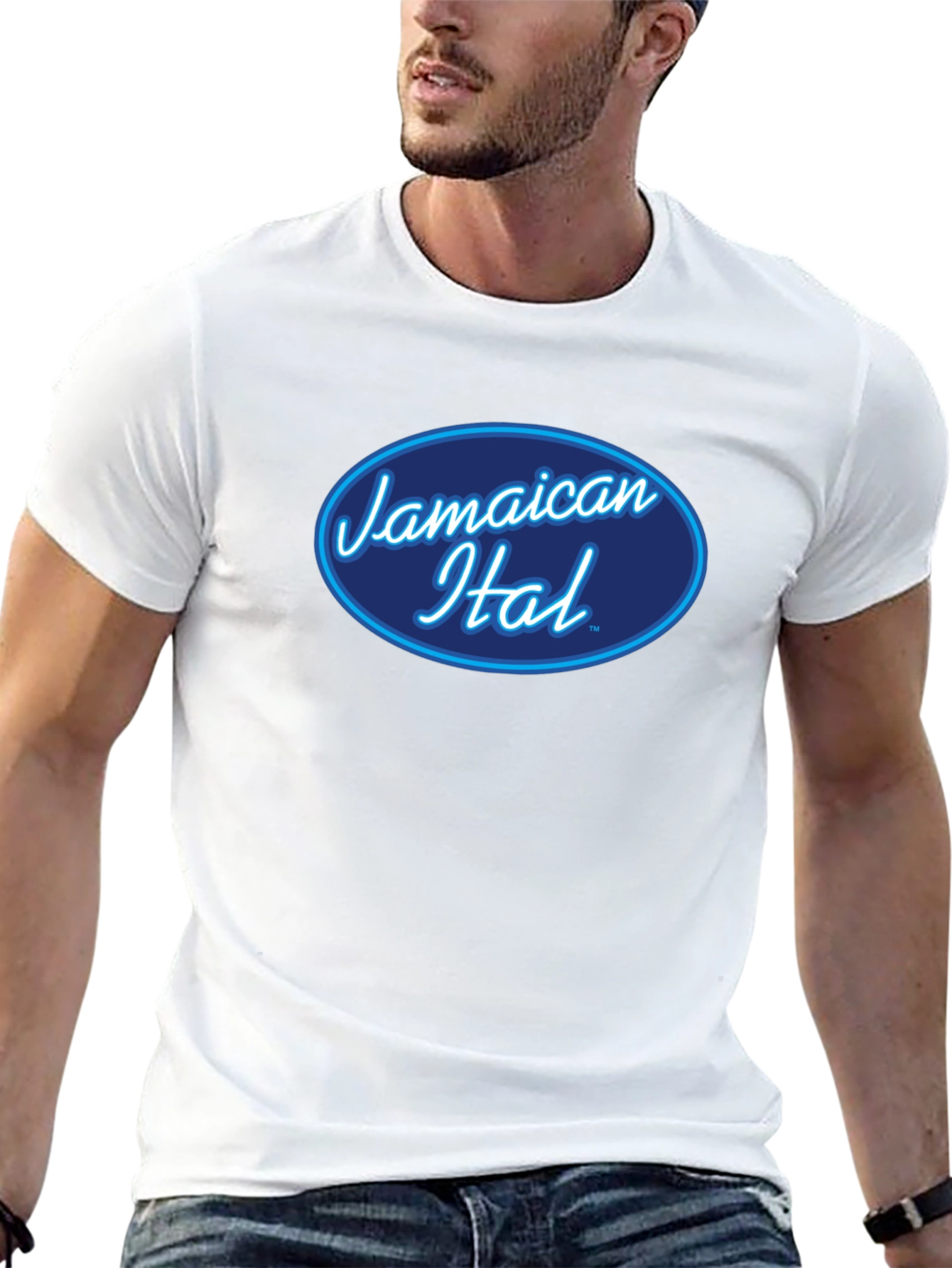 Jamaican Ital T-Shirt - Black Cotton Blend