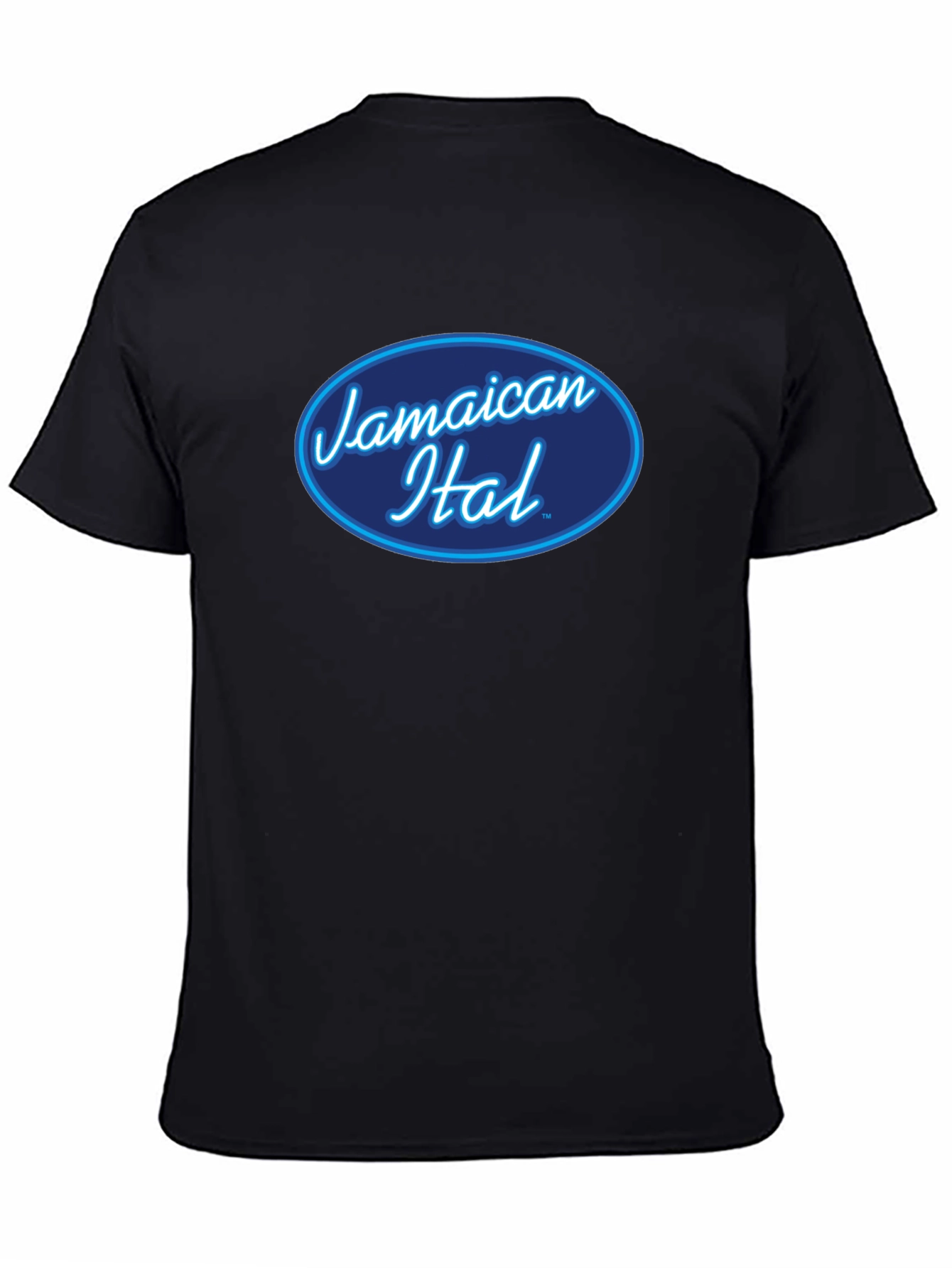 Jamaican Ital T-Shirt - Black Cotton Blend