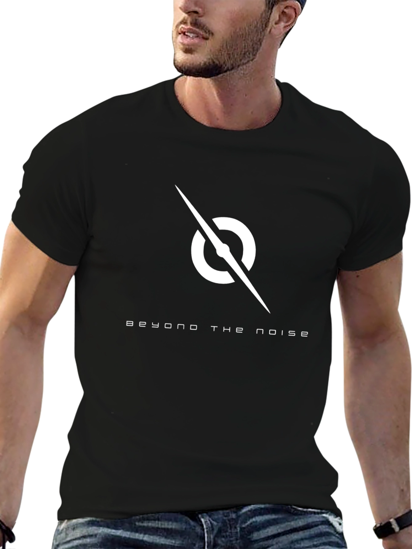 Beyond The Noise Black Graphic Tee