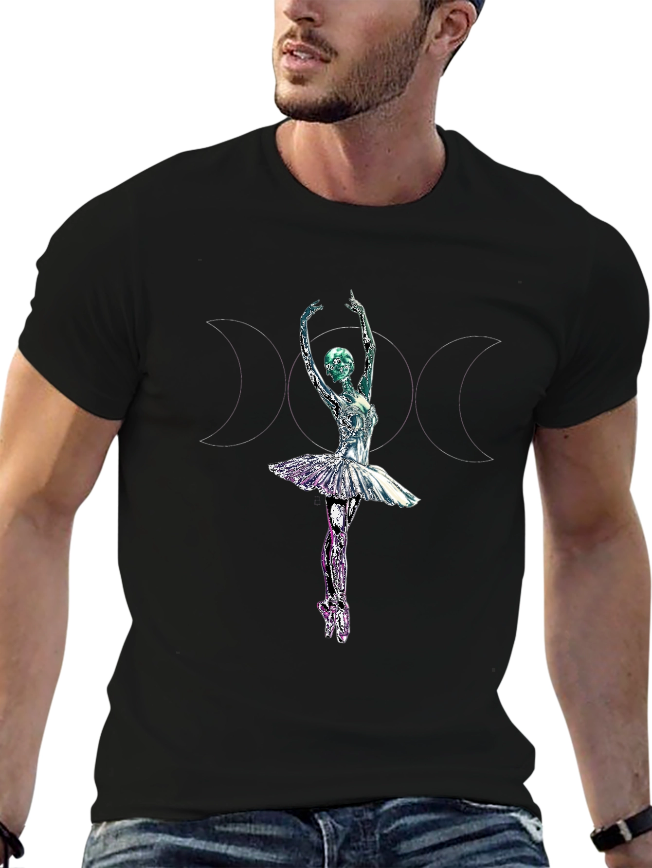 Ballerina Graphic Tee - Unique Dance Shirt
