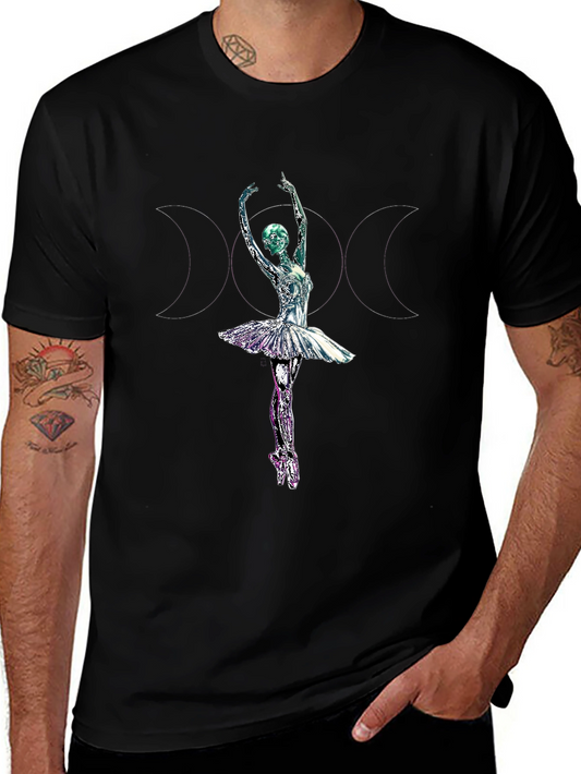 Ballerina Graphic Tee - Unique Dance Shirt