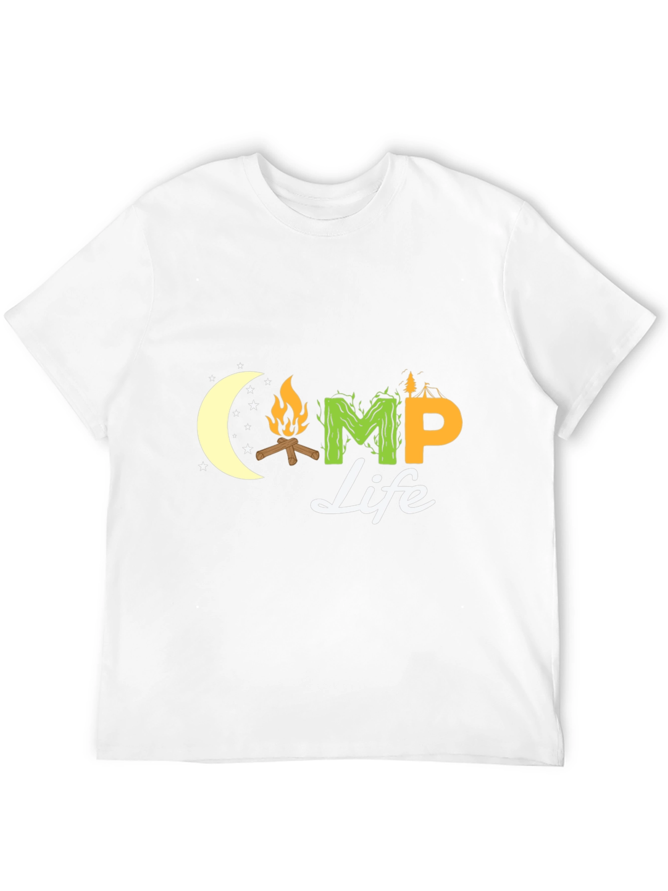 Camp Life Graphic T-Shirt - Outdoor Adventure Tee