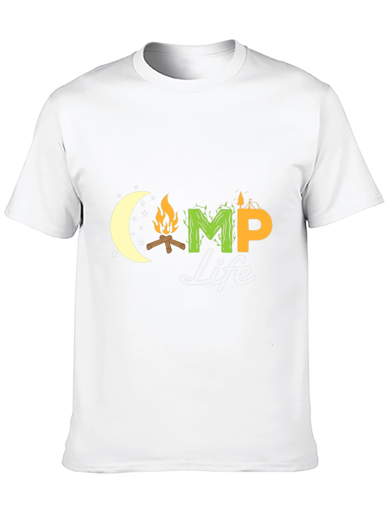 Camp Life Graphic T-Shirt - Outdoor Adventure Tee