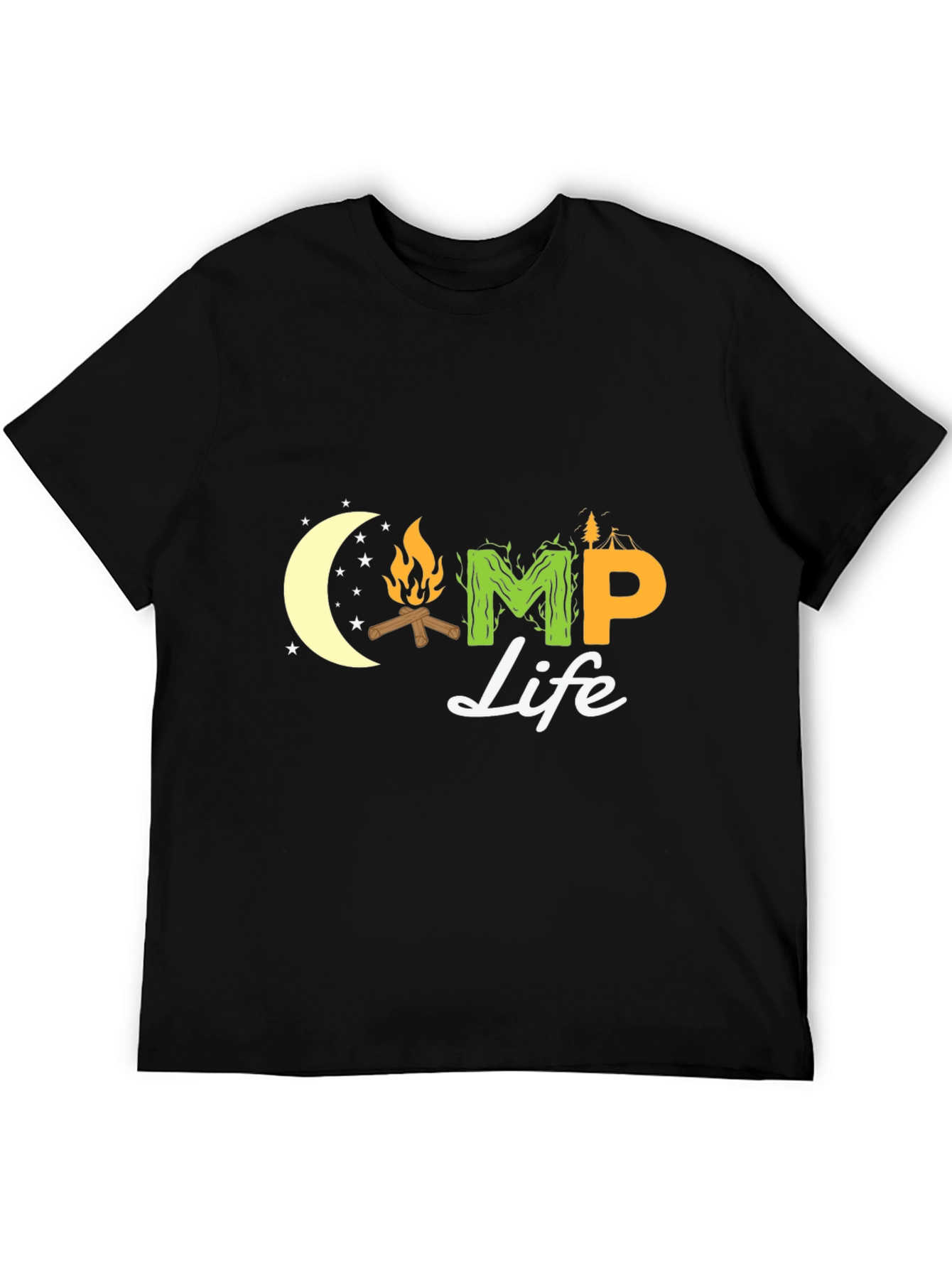 Camp Life Graphic T-Shirt - Outdoor Adventure Tee