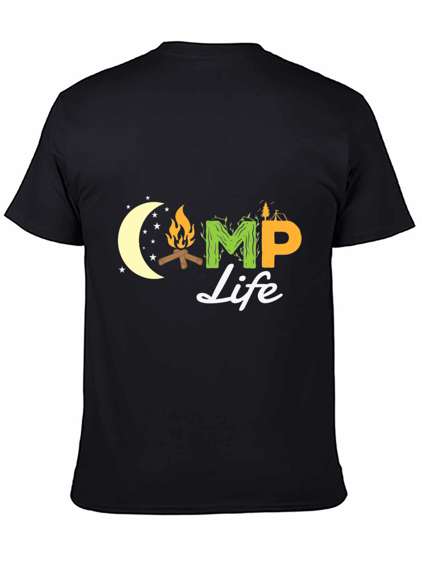 Camp Life Graphic T-Shirt - Outdoor Adventure Tee
