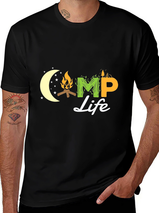 Camp Life Graphic T-Shirt - Outdoor Adventure Tee