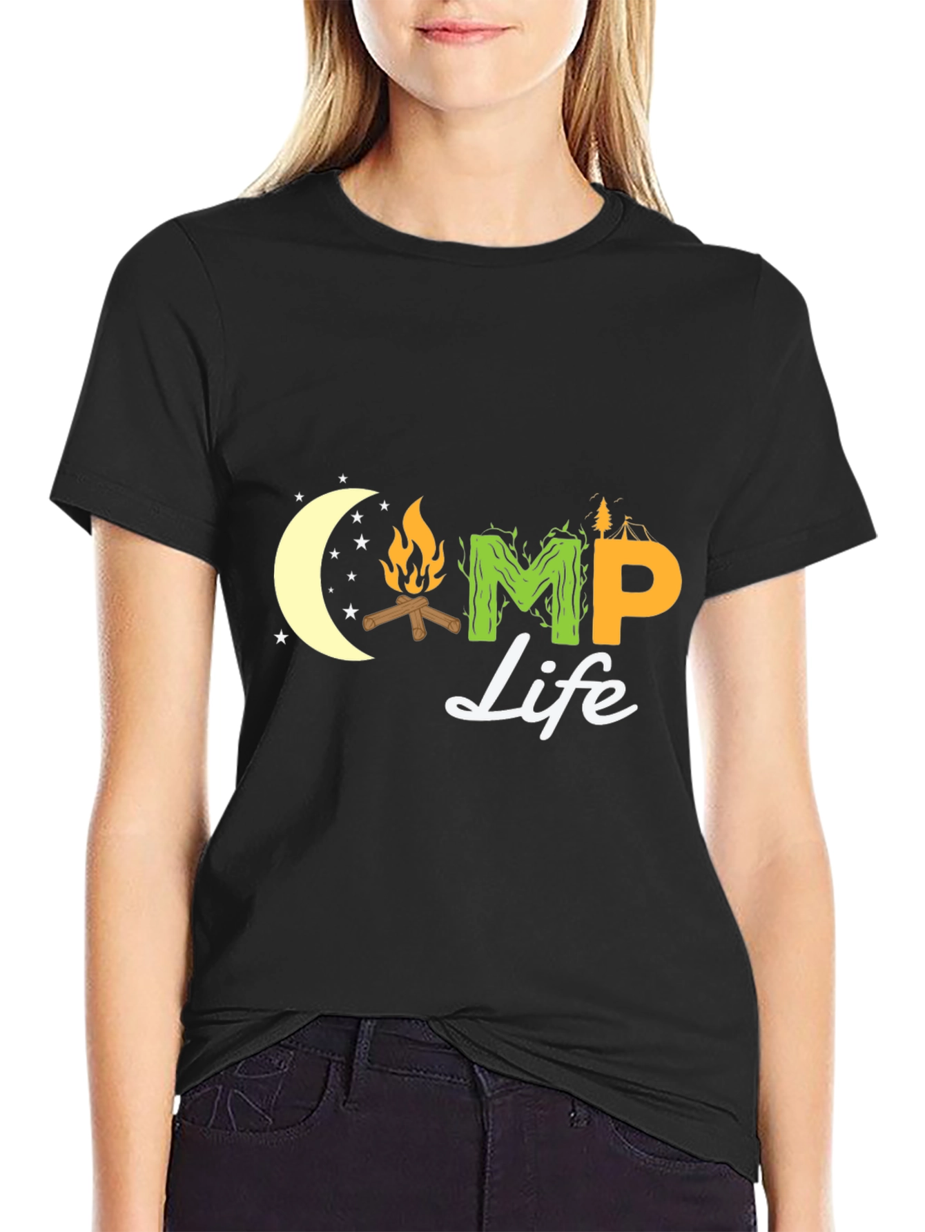 Camp Life Graphic T-Shirt - Outdoor Adventure Tee