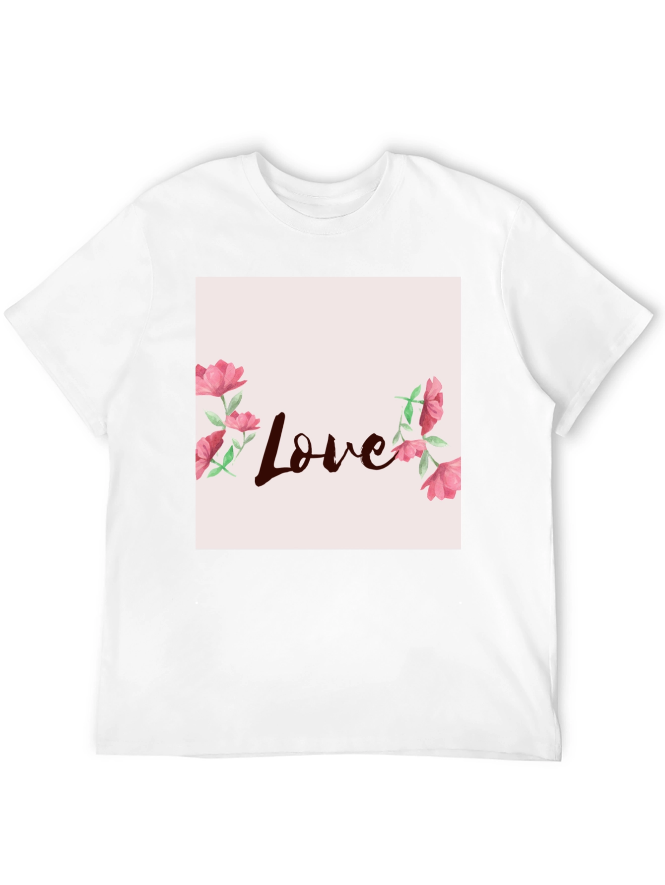 Floral Love Graphic Tee - Stylish Casual Wear