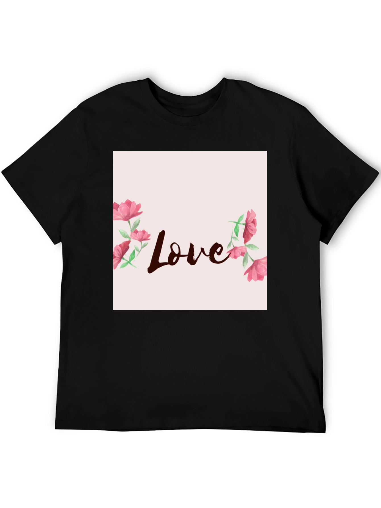 Floral Love Graphic Tee - Stylish Casual Wear