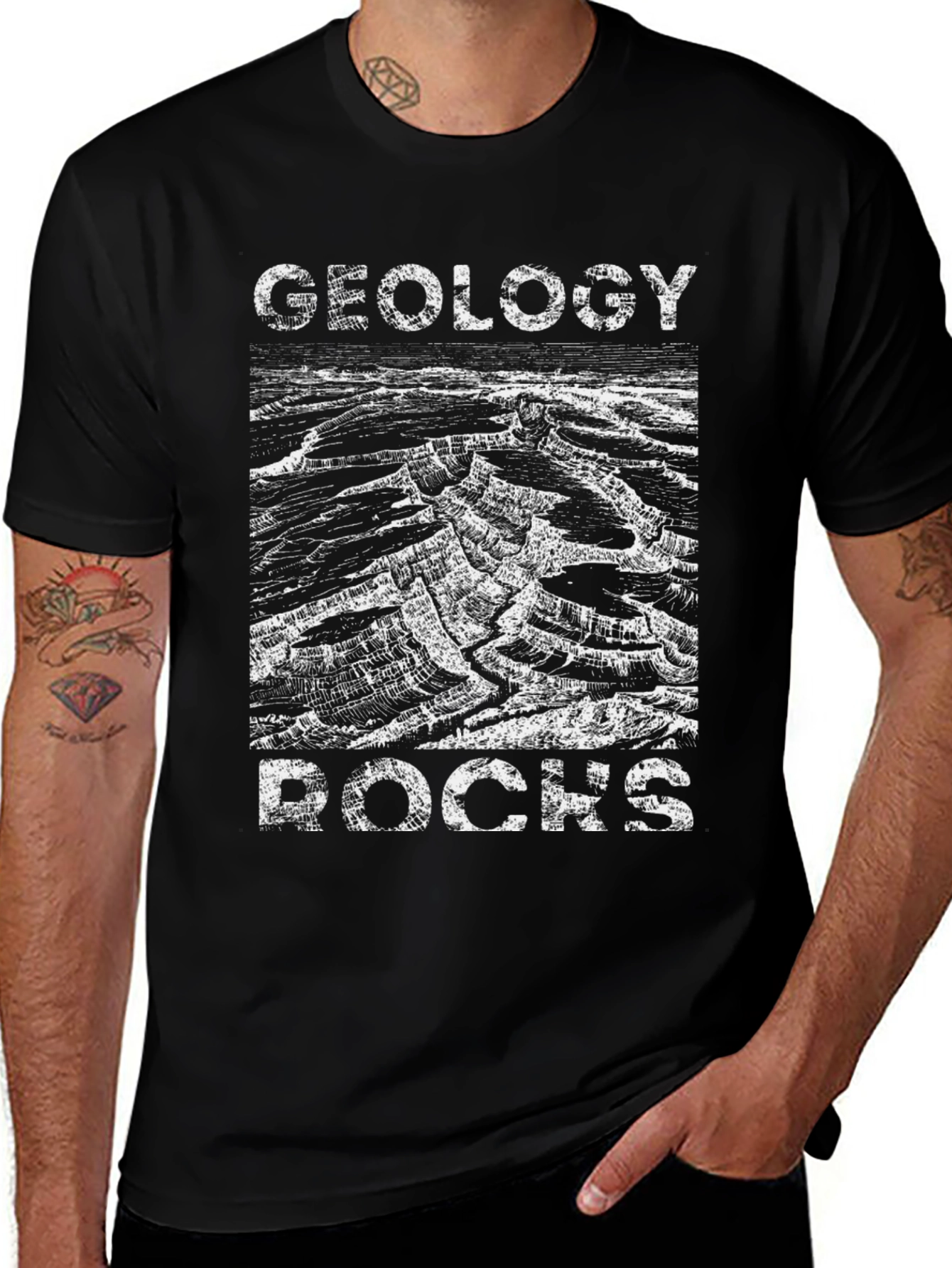 Geology Rocks Graphic Tee - Grand Canyon Design